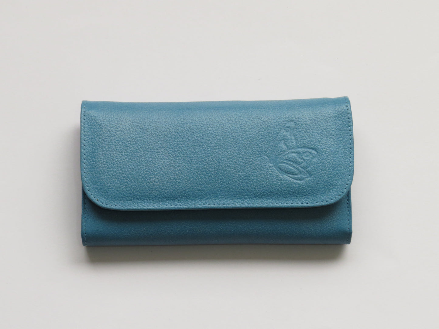 The Blue Butterfly- Women's Leather Wallet