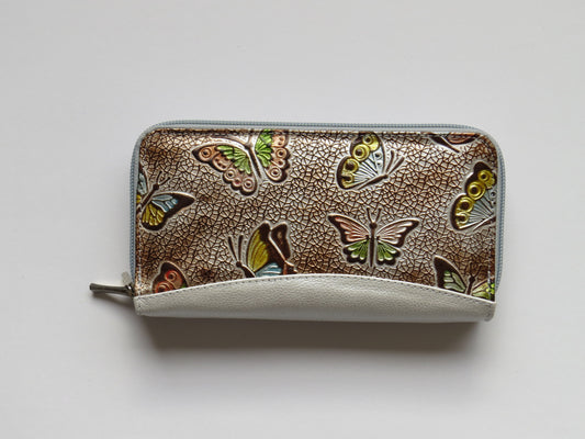 Ice Butterfly of Tibasosa- Woman's Leather Wallet